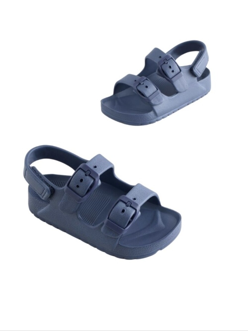 Kids Lightweight Navy Blue Adjustable Buckle Sandals